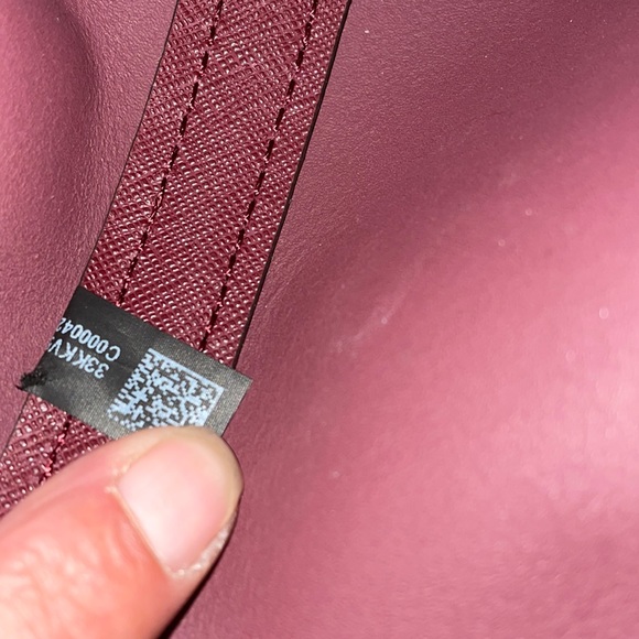 Michael Kors Jet Set Travel Bag/Tote Purse Burgundy - Picture 14 of 14